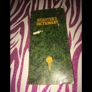 Websters Pocket dictionary
